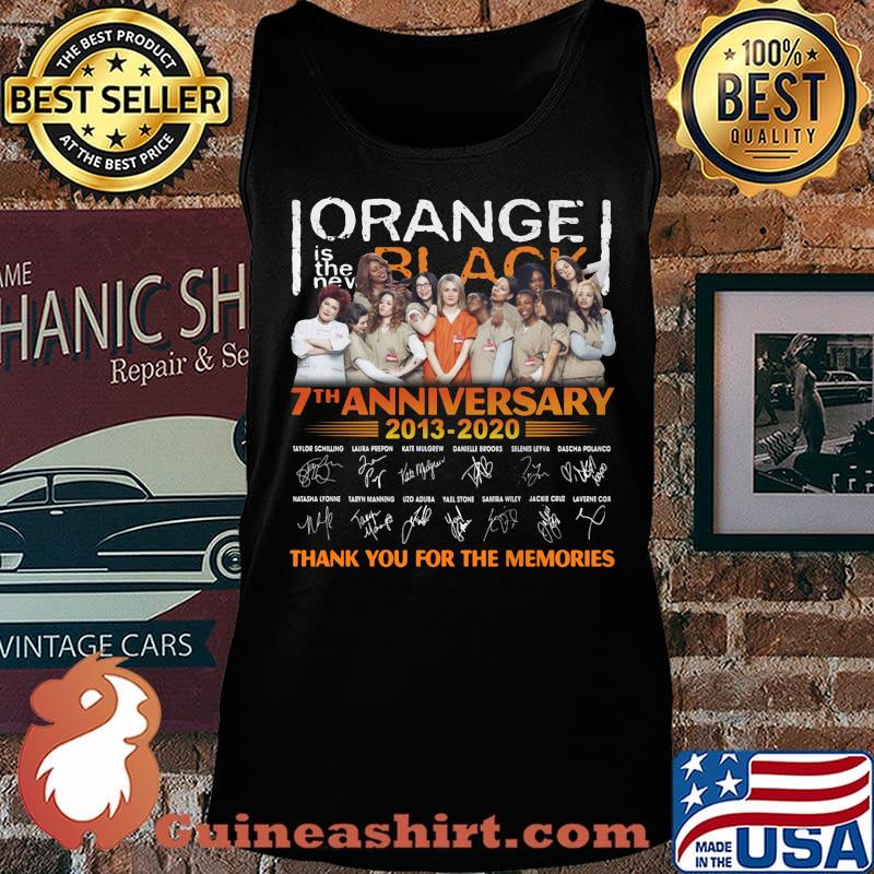 Orange is the new black 7th anniversary 2013 2020 thank you for the memories signatures s Tank top