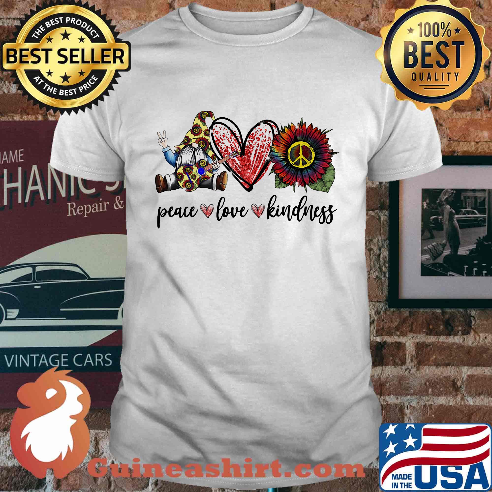 Peace love Kindness craft shirt