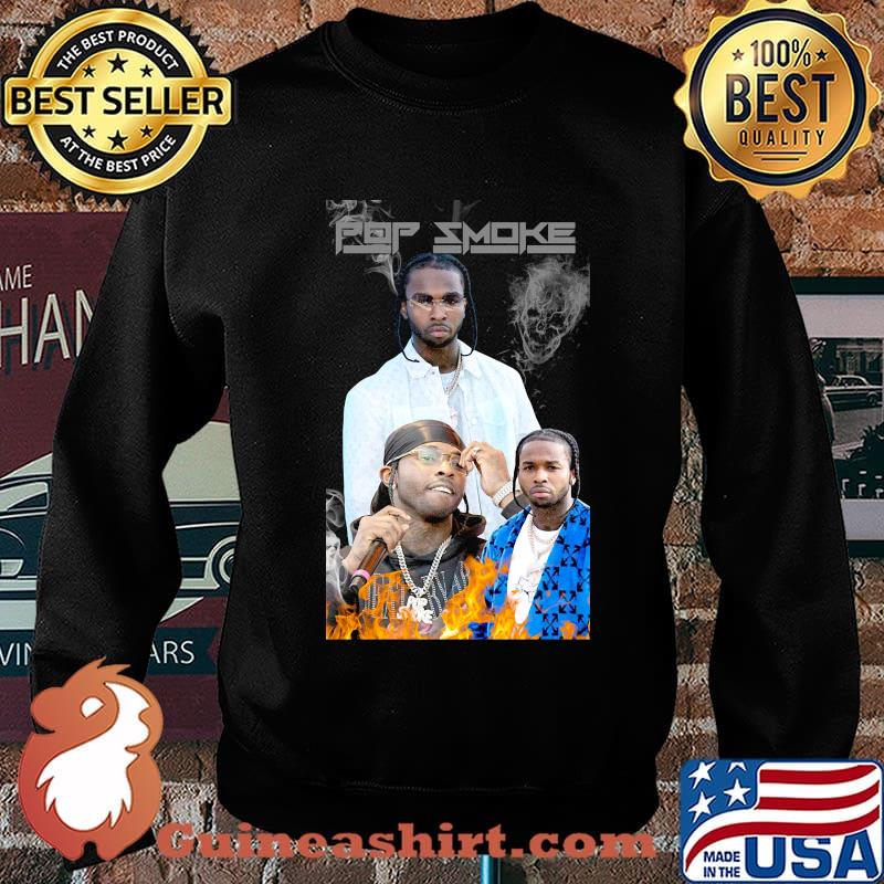 Pop smoke rest in peace king of new york fire s Sweater