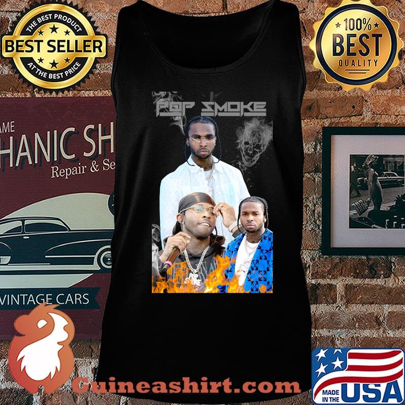 Pop smoke rest in peace king of new york fire s Tank top