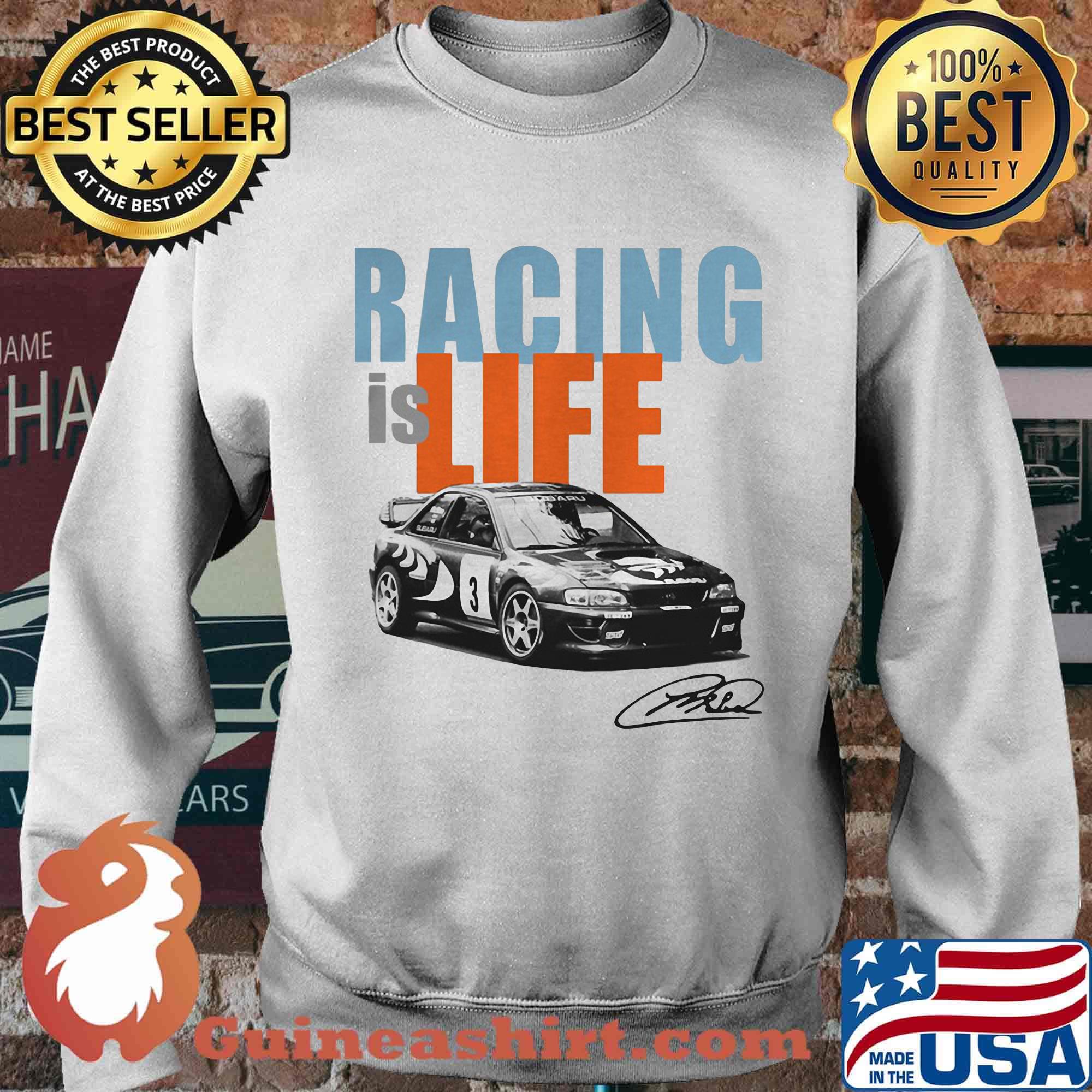 Racing is life colin mcrae signature s Sweater