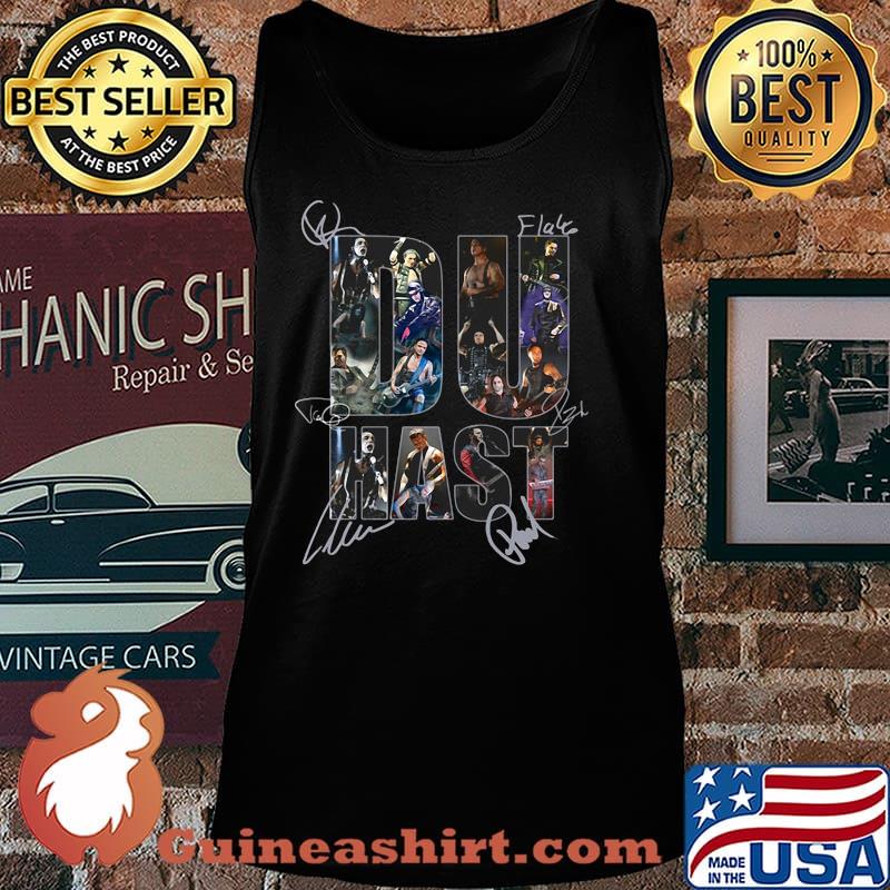 Rammstein band du hast members signatures s Tank top