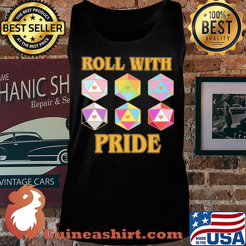 Roll with pride hearts s Tank top