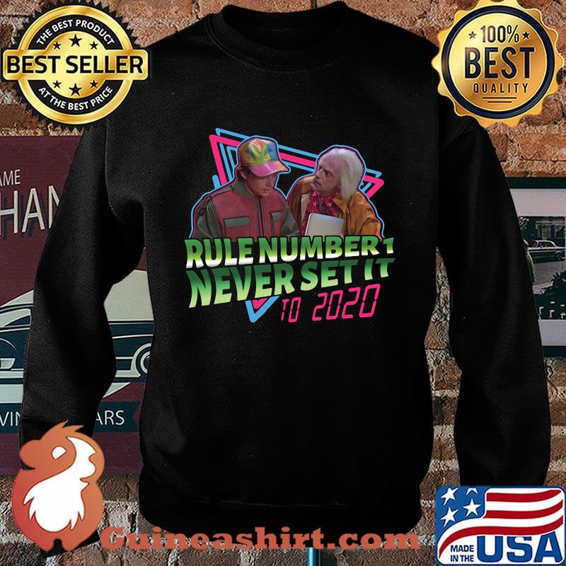 Rule number 1 never set it to 2020 black s Sweater