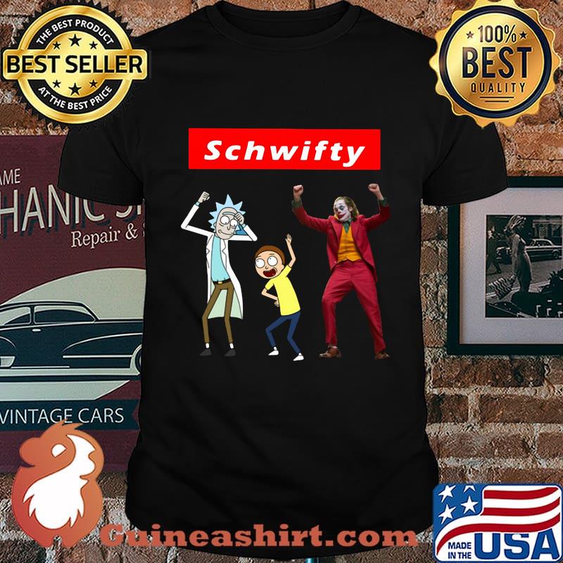 Schwifty Joker Rick and Morty jump shirt
