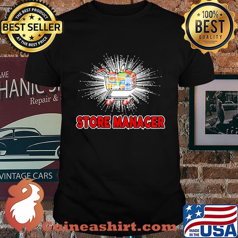 Shopping store manager light shirt