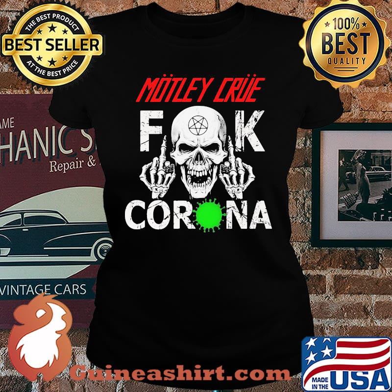 Skull motley crue fuck corona covid-19 s Laides