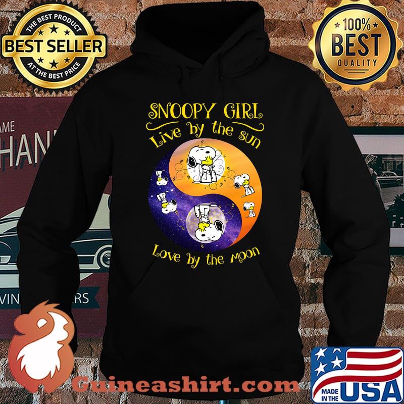 Snoopy girl live by the sun love by the moon s Hoodie