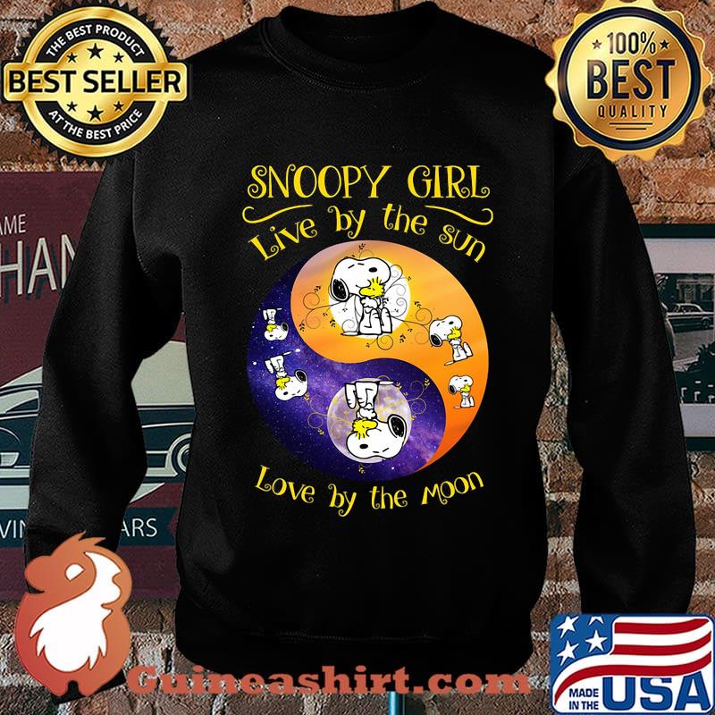Snoopy girl live by the sun love by the moon s Sweater