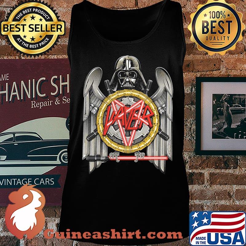 Star wars darth vader slayer eagle logo mashup s Tank top