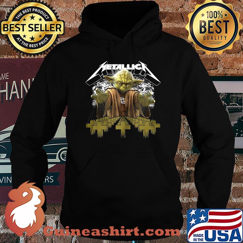 Star wars master yoda metallica jesus cross night s Hoodie