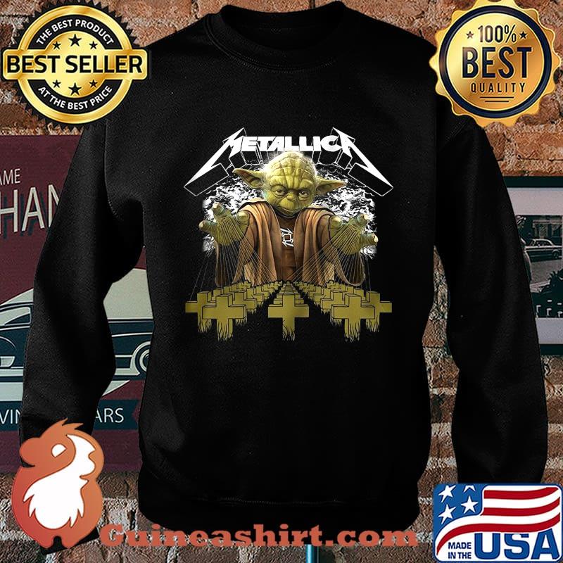 Star wars master yoda metallica jesus cross night s Sweater