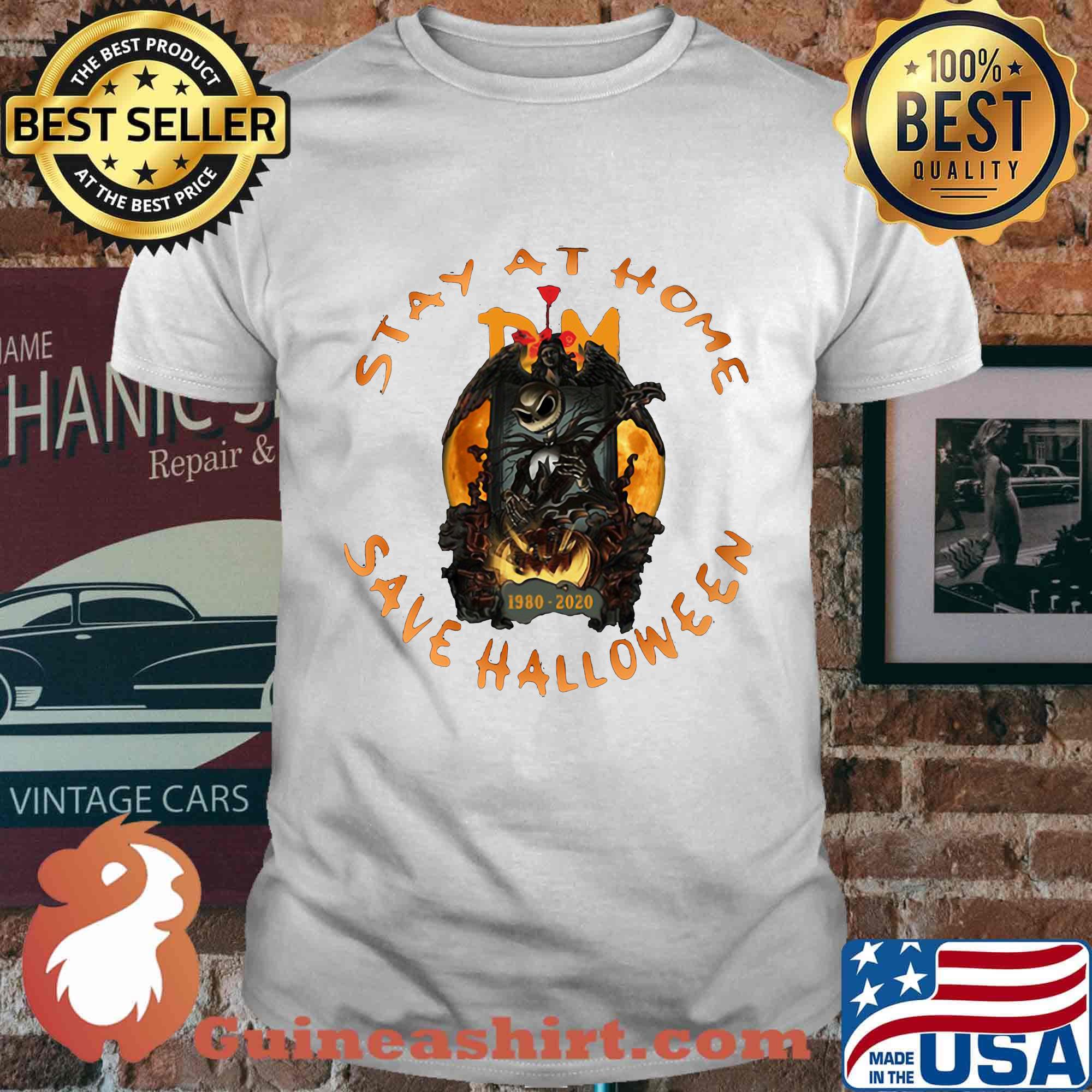 Stay at home save halloween 1980 2020 shirt