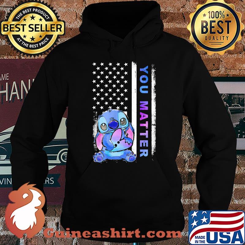 Stich you matter American flag s Hoodie