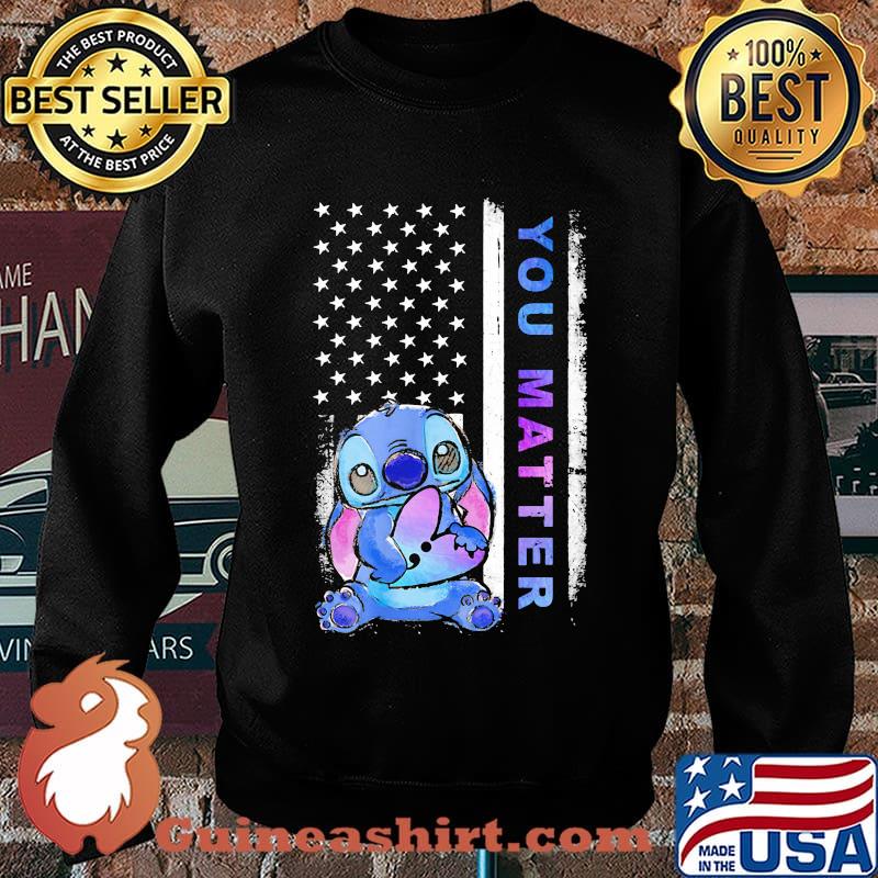 Stich you matter American flag s Sweater