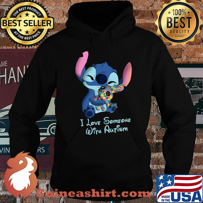Stitch and scrump i love someone with autism s Hoodie