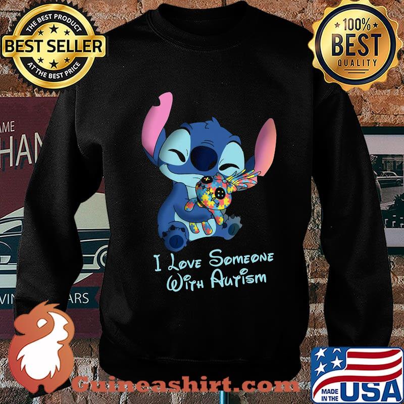 Stitch and scrump i love someone with autism s Sweater