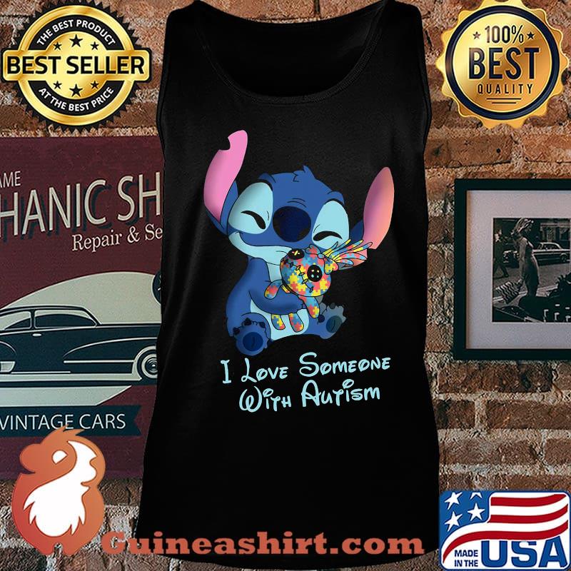 Stitch and scrump i love someone with autism s Tank top