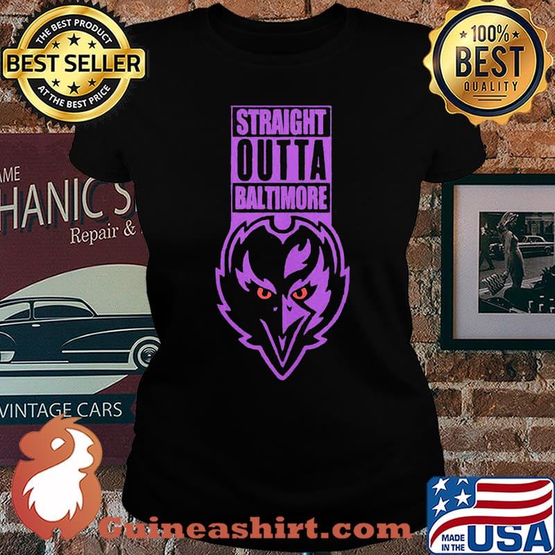 Straight outta baltimore ravens s Laides