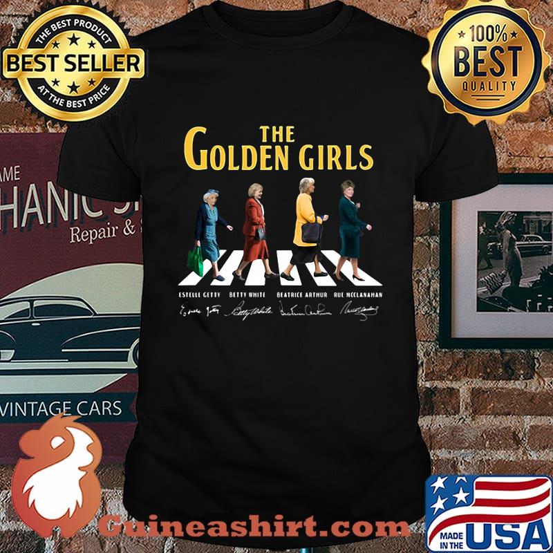 The golden girls abbey road signatures shirt