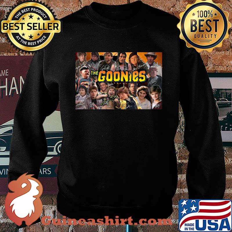 The goonies characters signatures poster s Sweater