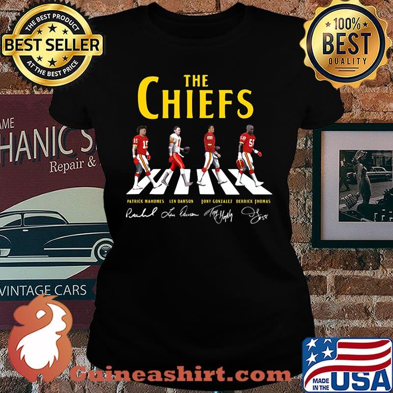 The kansas city chiefs football team abbey road signatures s Laides