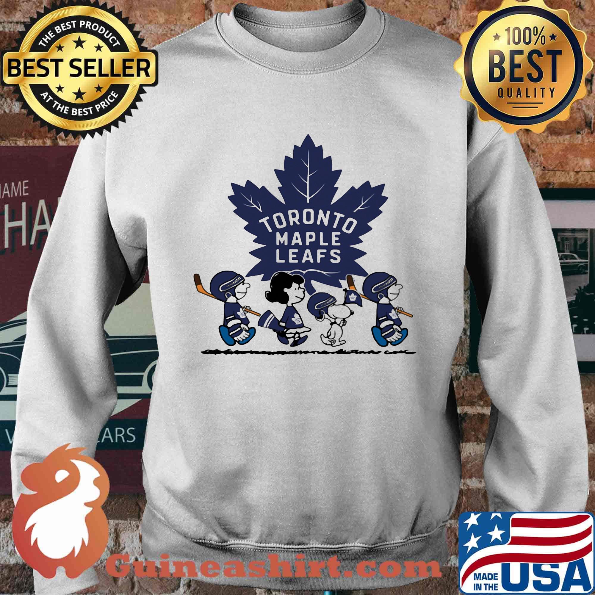 The peanuts toronto maple leafs hockey logo s Sweater
