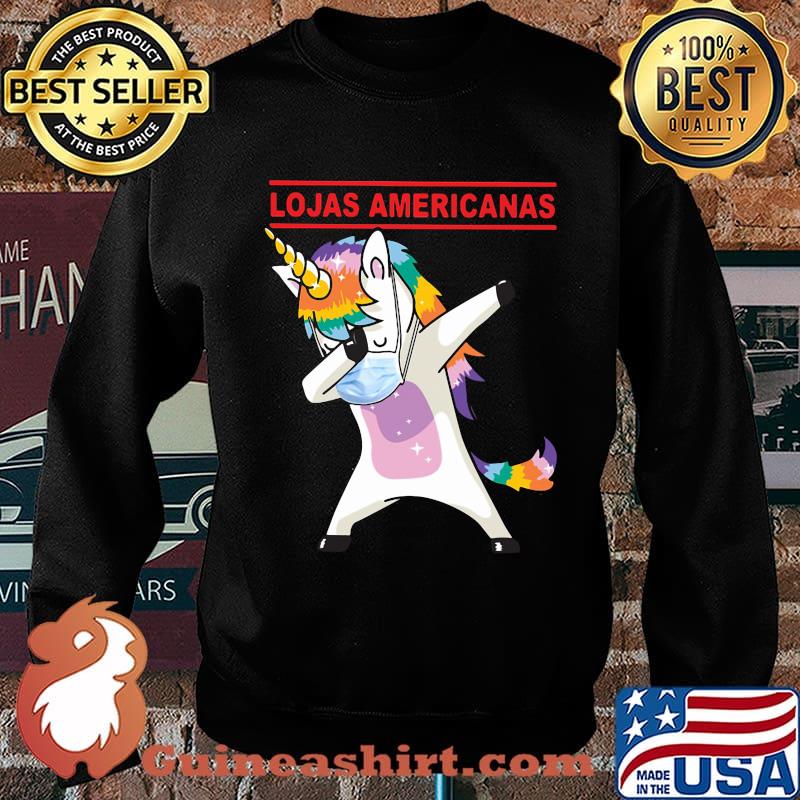 Unicorn mask lojas americanas logo s Sweater