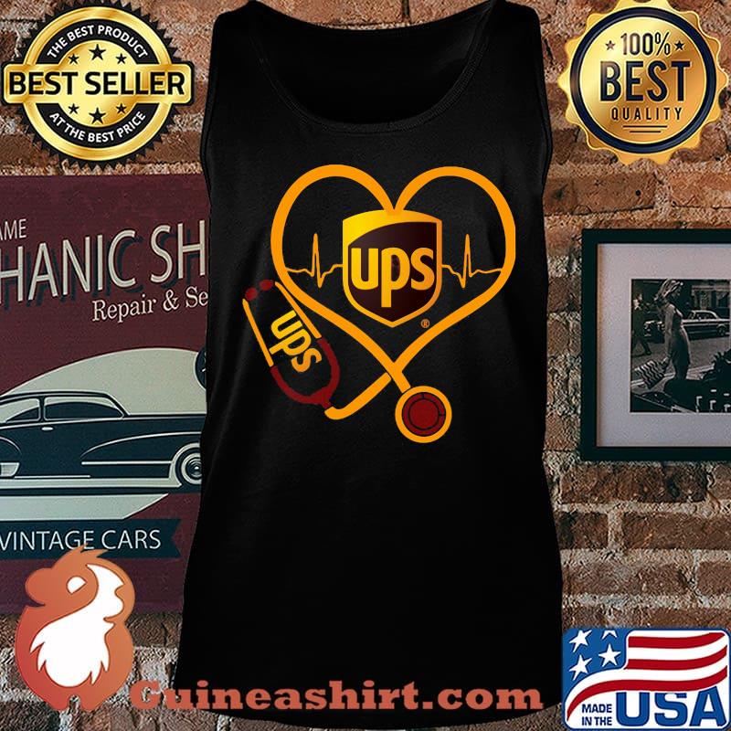 UPS nurse stethoscope love heartbeat s Tank top