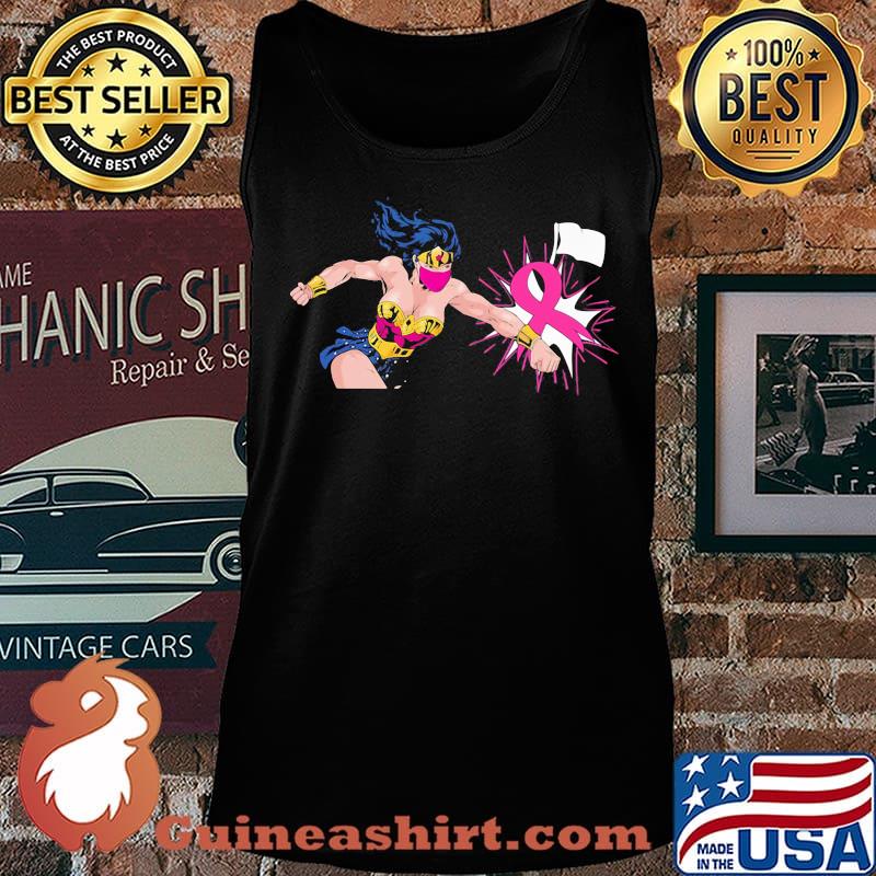 Wonder women punch breast cancer Shirt Tank top