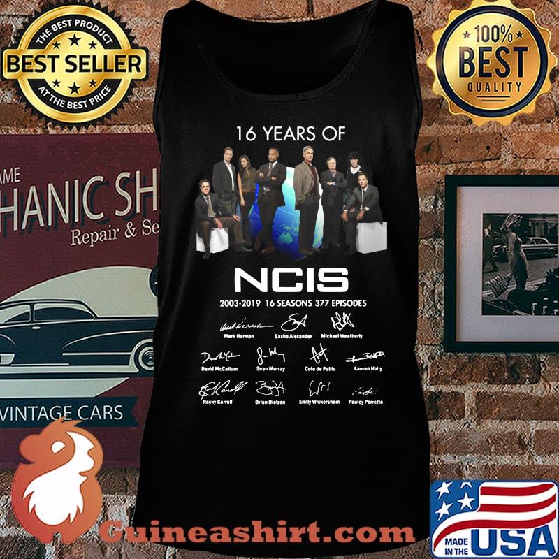 16 years of ncis 2003 2019 16 seasons 377 episodes signatures s Tank top