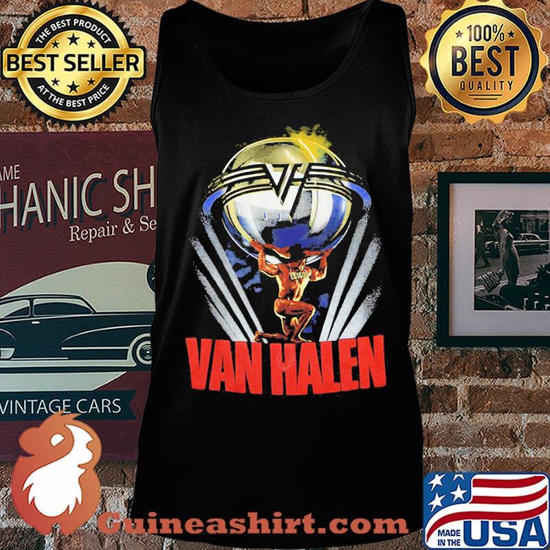 1986 van halen band 5150 tour s Tank top