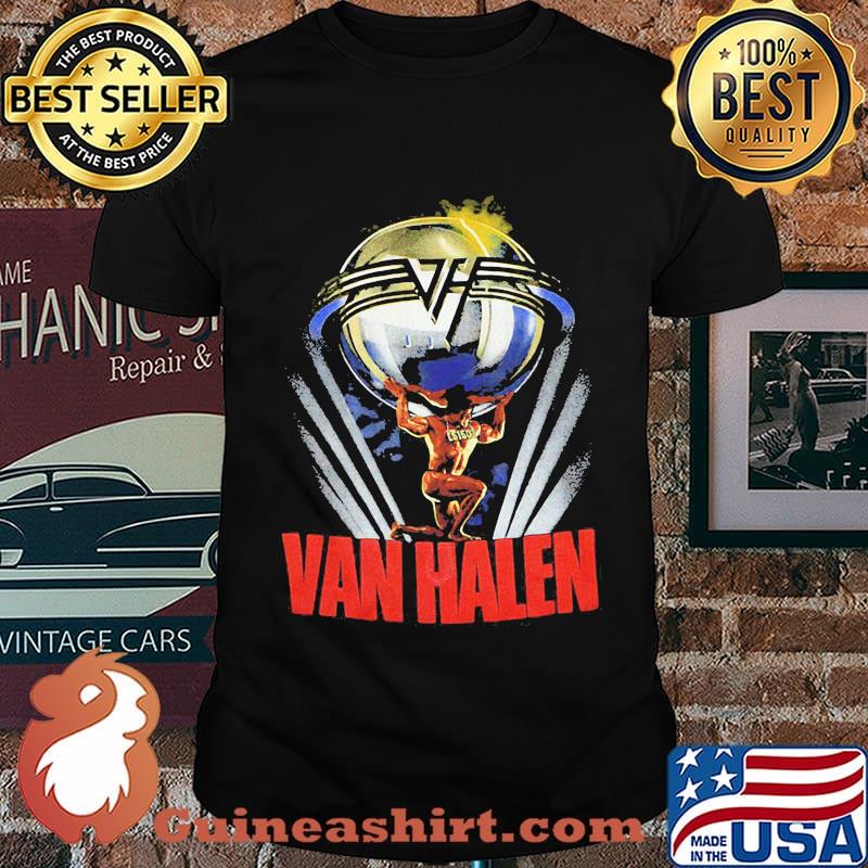 1986 van halen band 5150 tour shirt
