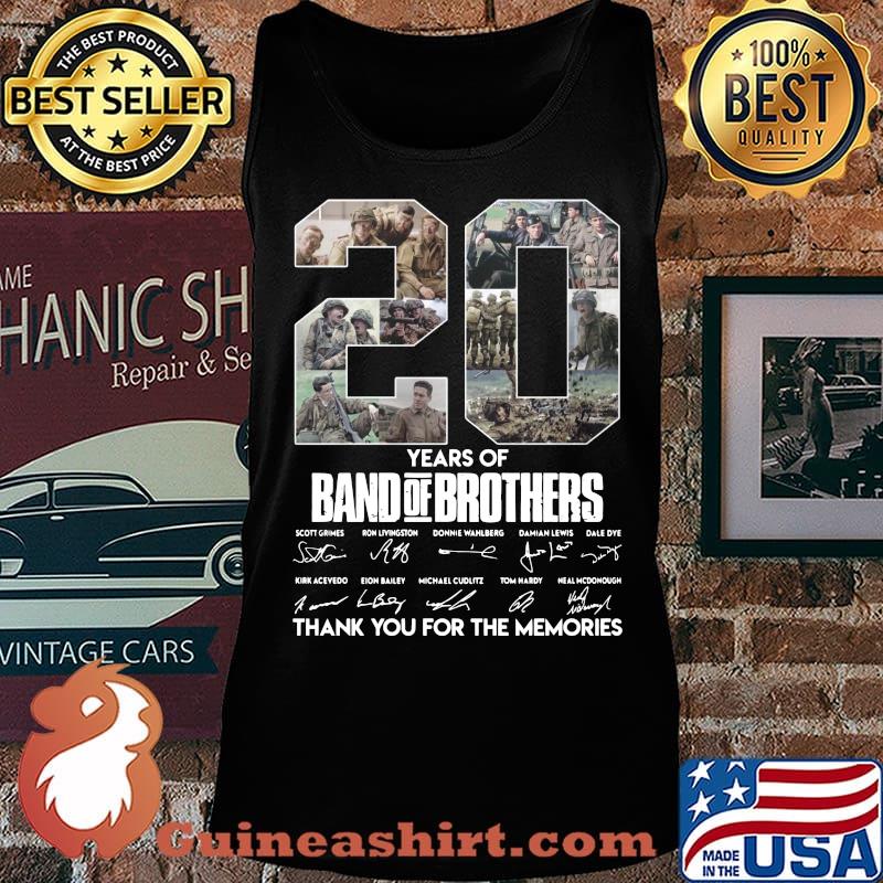 20 years of band of brothers thank you for the memories signatures s Tank top