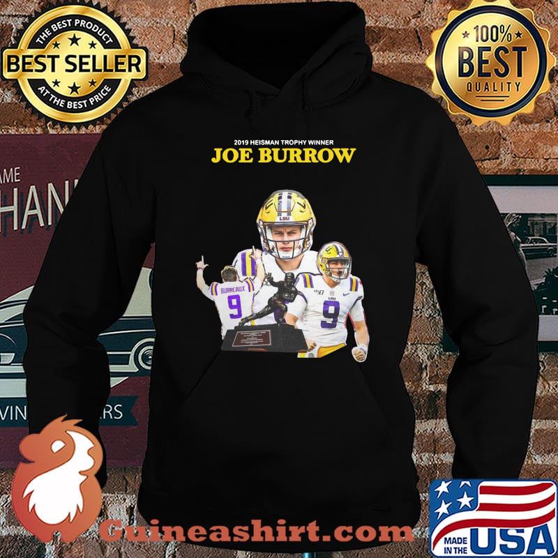 2019 heisman trophy winners joe burrow lsu tigers signature s Hoodie