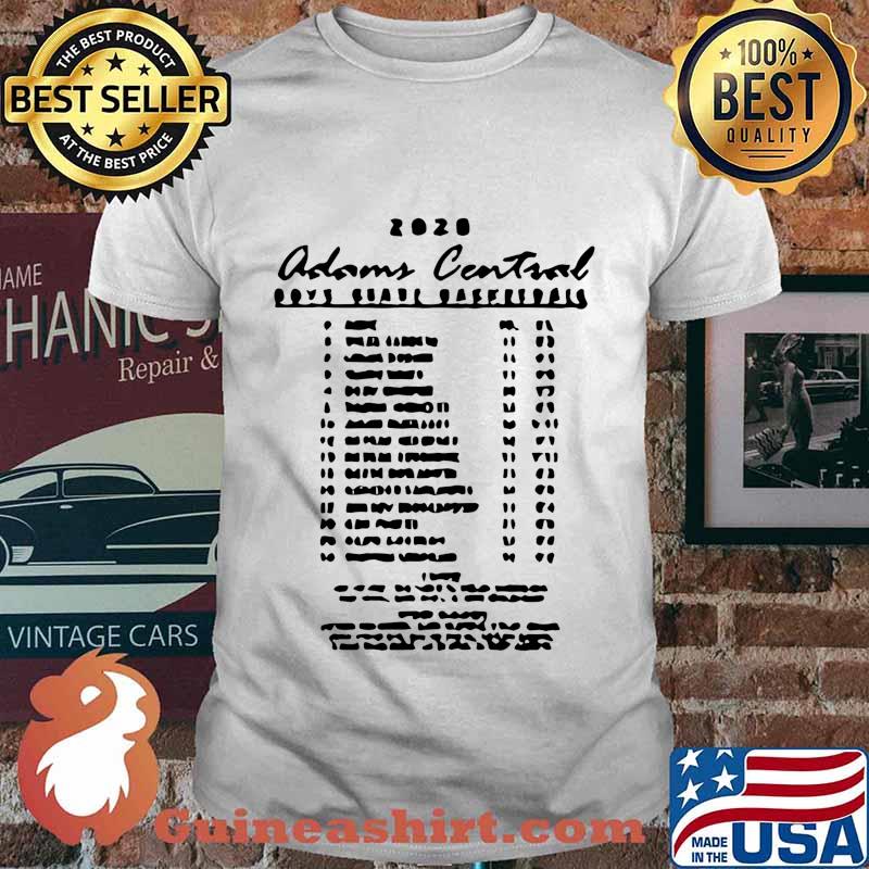 2020 adams central boys state basketball shirt
