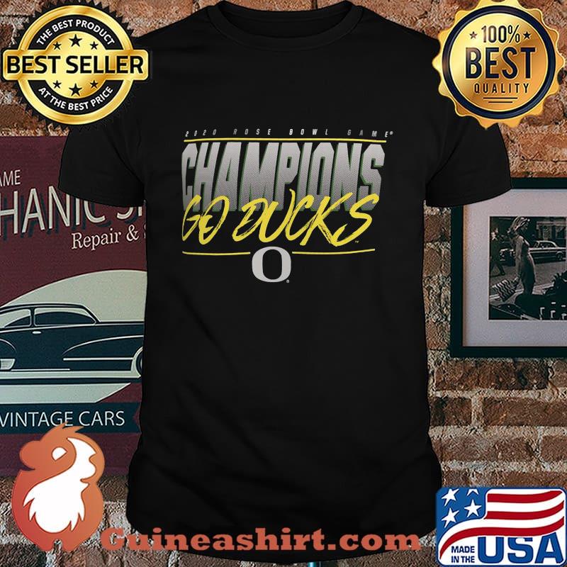 2020 rose bowl game champions go oregon ducks shirt