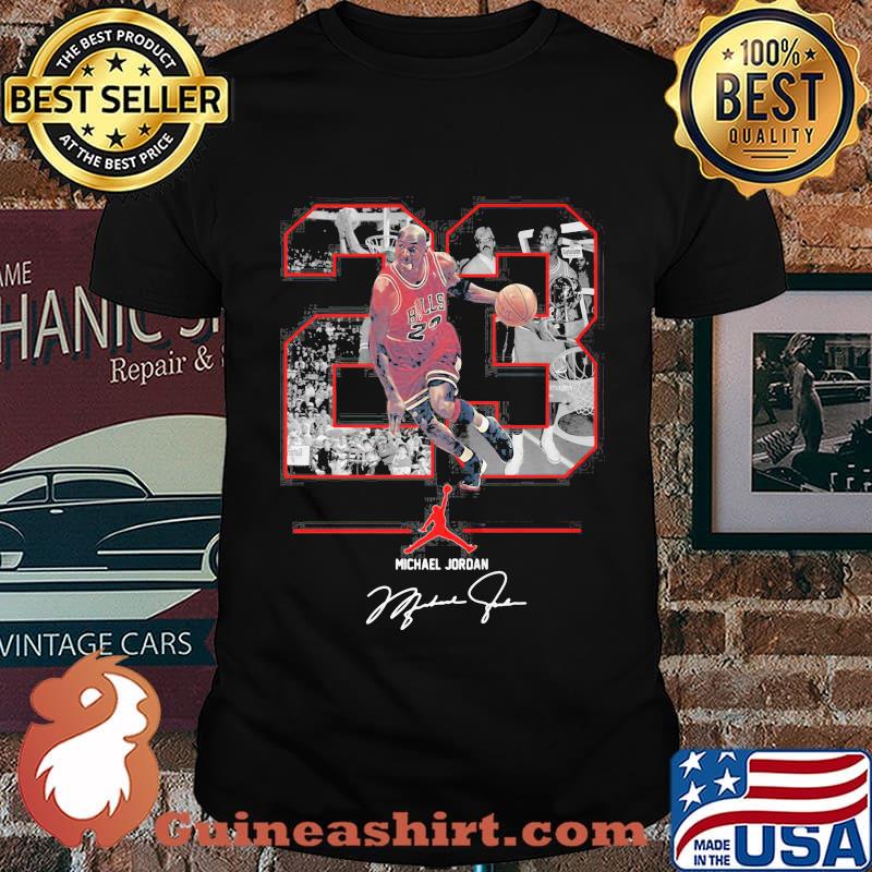23 michael jordan chicago bulls basketball signature shirt