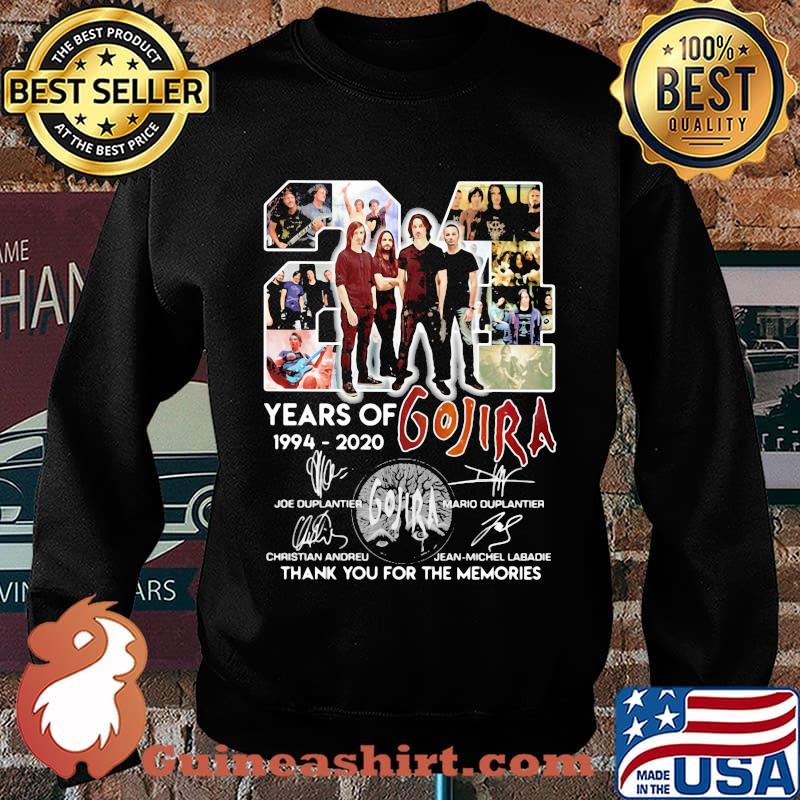24 years of 1994 2020 golira thank you for the memories signatures s Sweater