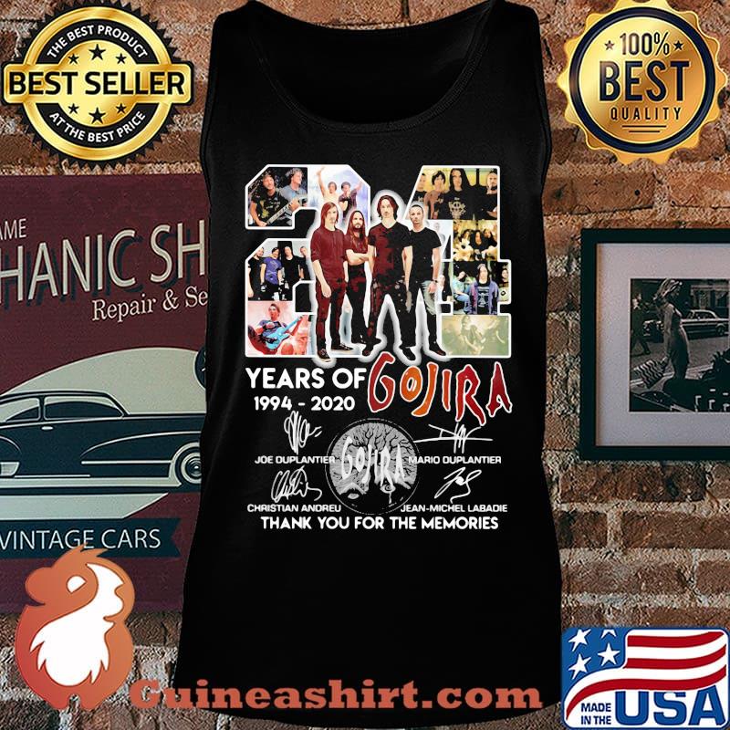 24 years of 1994 2020 golira thank you for the memories signatures s Tank top