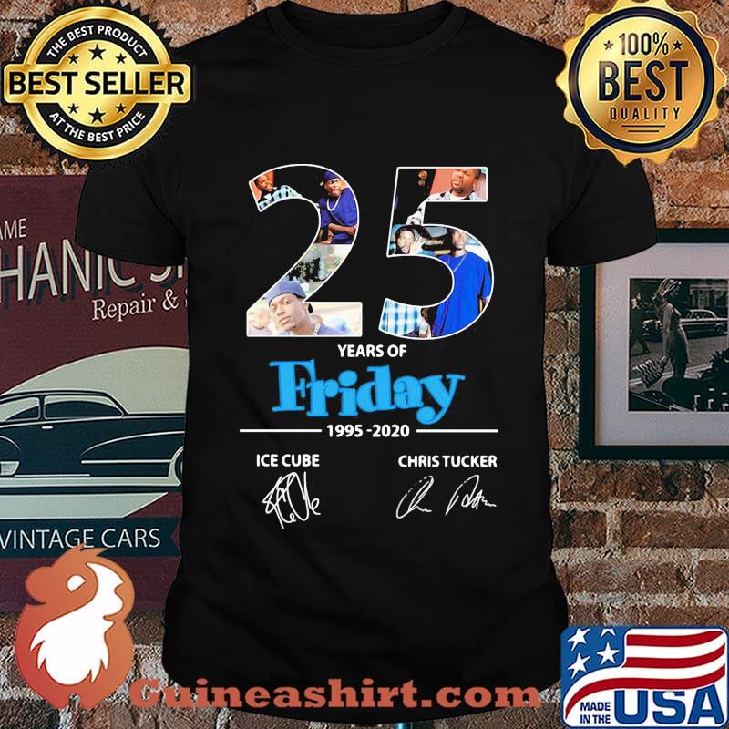 25 years of friday 1995 2020 signatures shirt