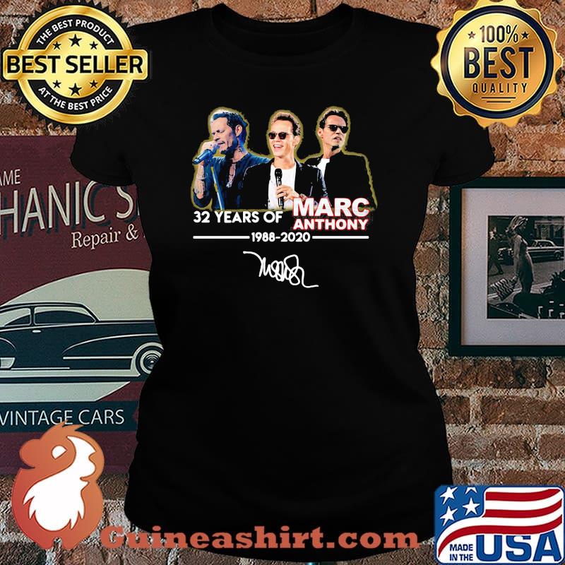 32 years of marc anthony 1988 2020 signature s Laides tee