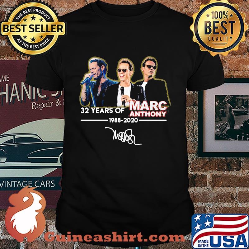 32 years of marc anthony 1988 2020 signature shirt