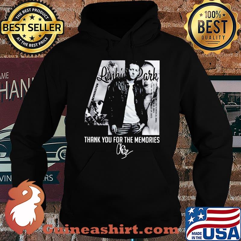 44 linkin park band thank you for the memories signature s Hoodie