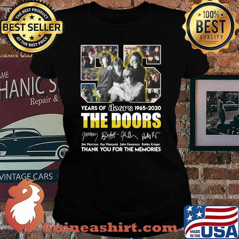 55 years of 1965 2020 the doors thank you for the memories signatures s Laides tee