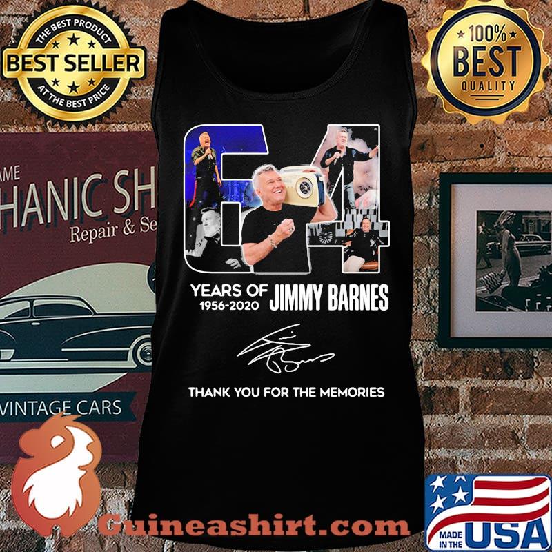 64 years of 1956 2020 jimmy barnes thank you for the memories signatures s Tank top