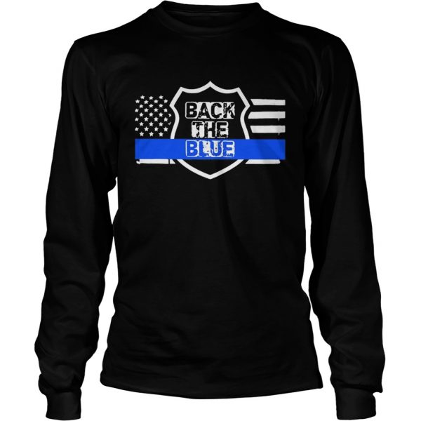 Back the blue american flag independence day shirt - Image 5