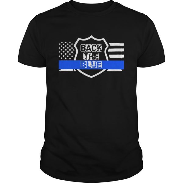 Back the blue american flag independence day shirt - Image 2