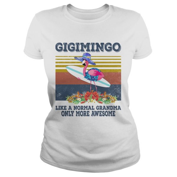 Gigimingo like a normal grandma only more awesome vintage retro flower shirt - Image 3