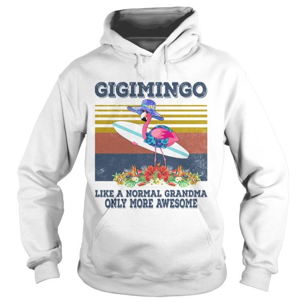 Gigimingo like a normal grandma only more awesome vintage retro flower shirt - Image 4